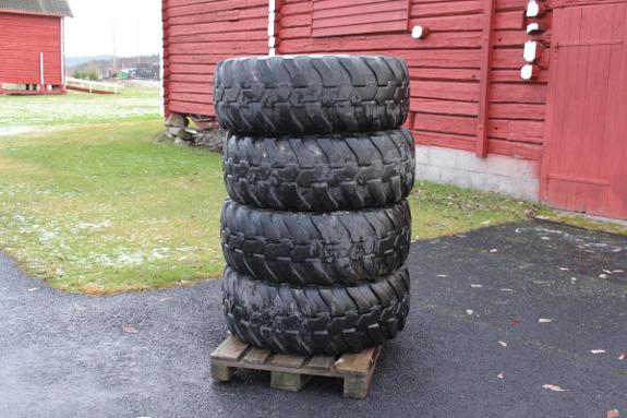 Anleggsdekk 4 stk
