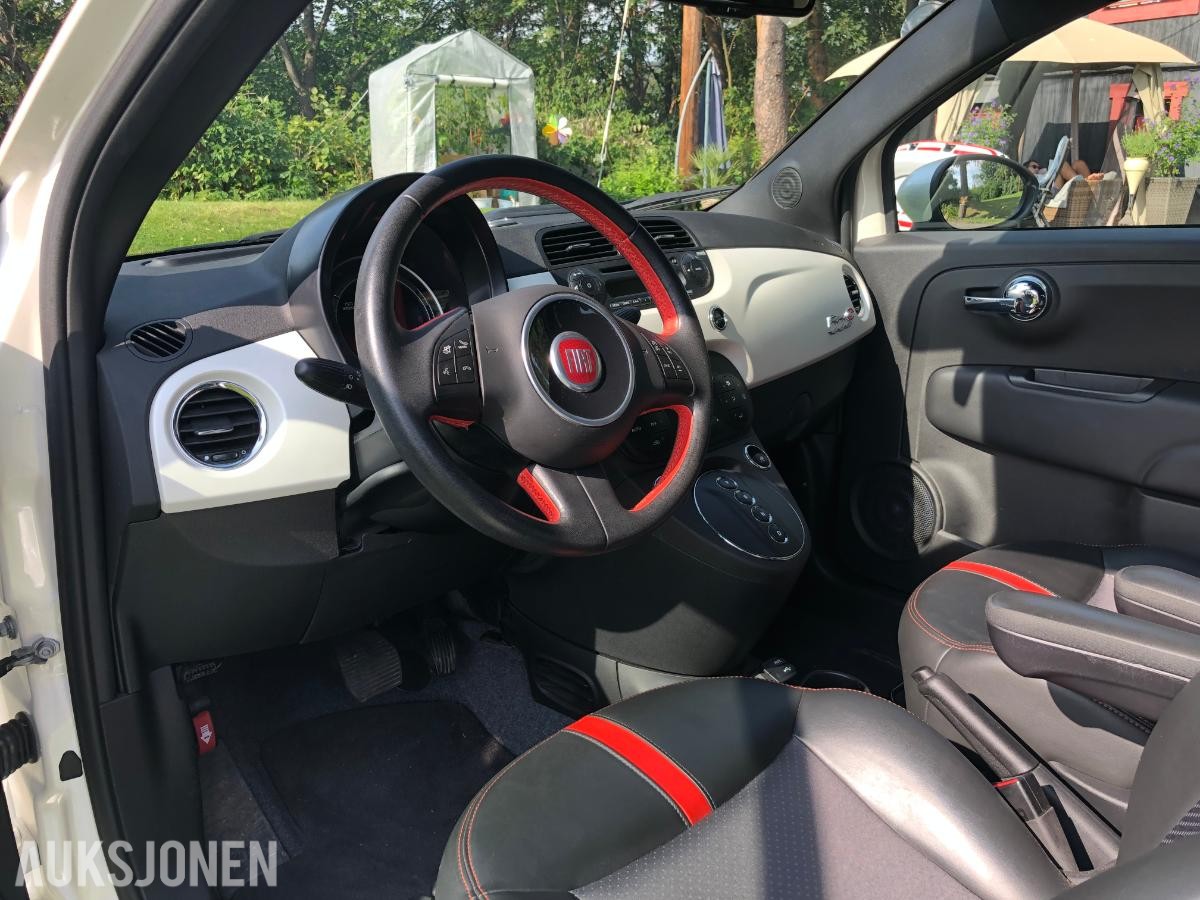 2015 Fiat 500E elektrisk AUTOMAT DELSKINN EU OK 04.2027 43686km