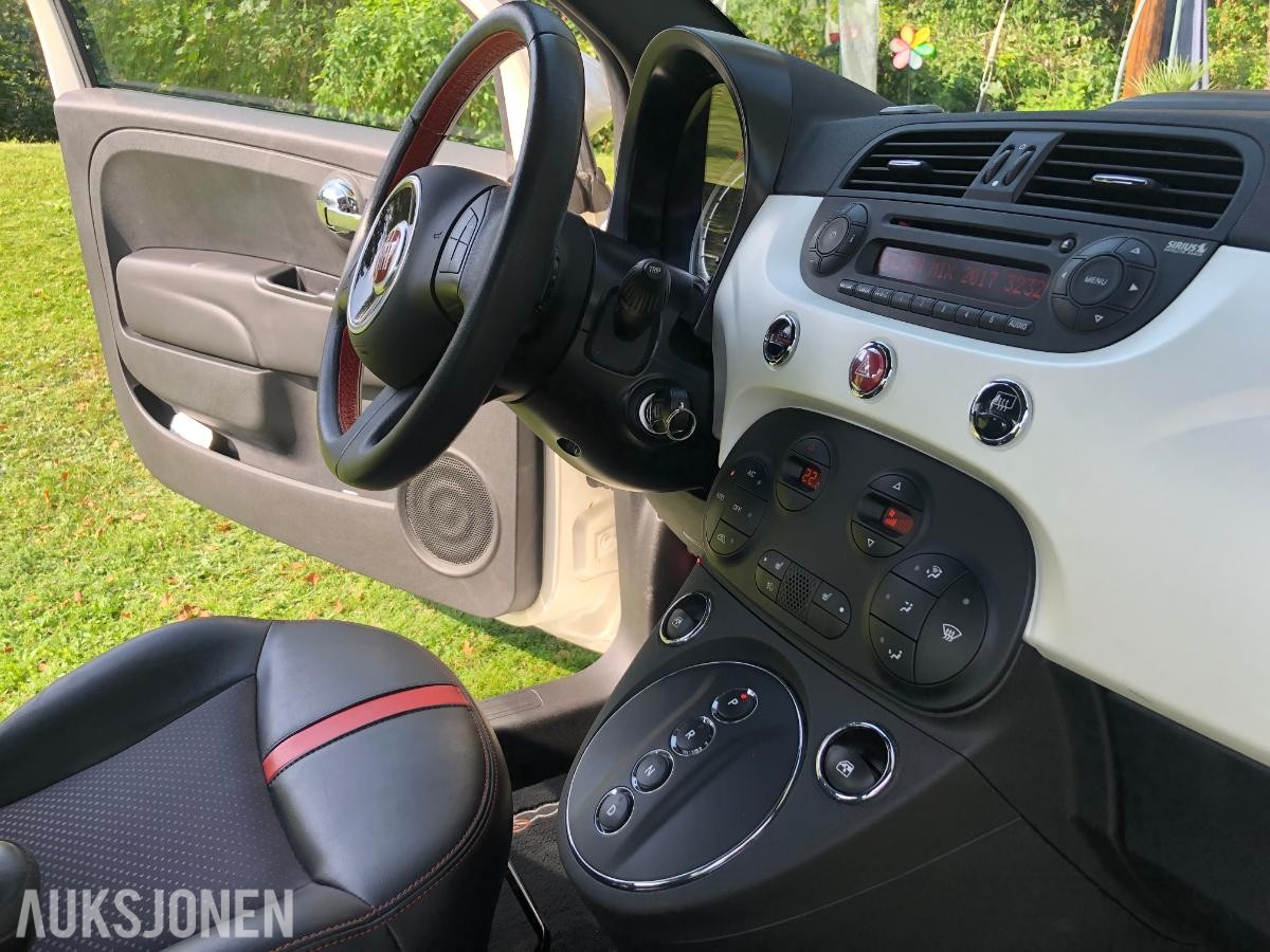 2015 Fiat 500E elektrisk AUTOMAT DELSKINN EU OK 04.2027 43686km