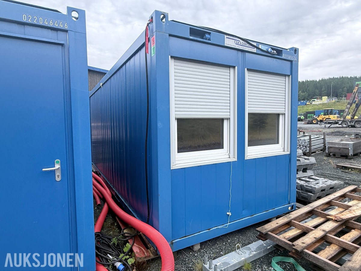 CTX CONTAINEX BM 20 kontormodul m/ inventar