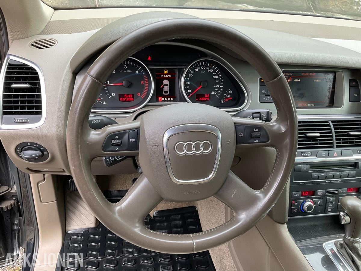 2006 Audi Q7, 3,0TDI 4WD 7 Seter,Skinn, Navi,Cruise, 