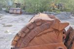 Gjerstad graveskuff m/Volvo EC700 feste 
