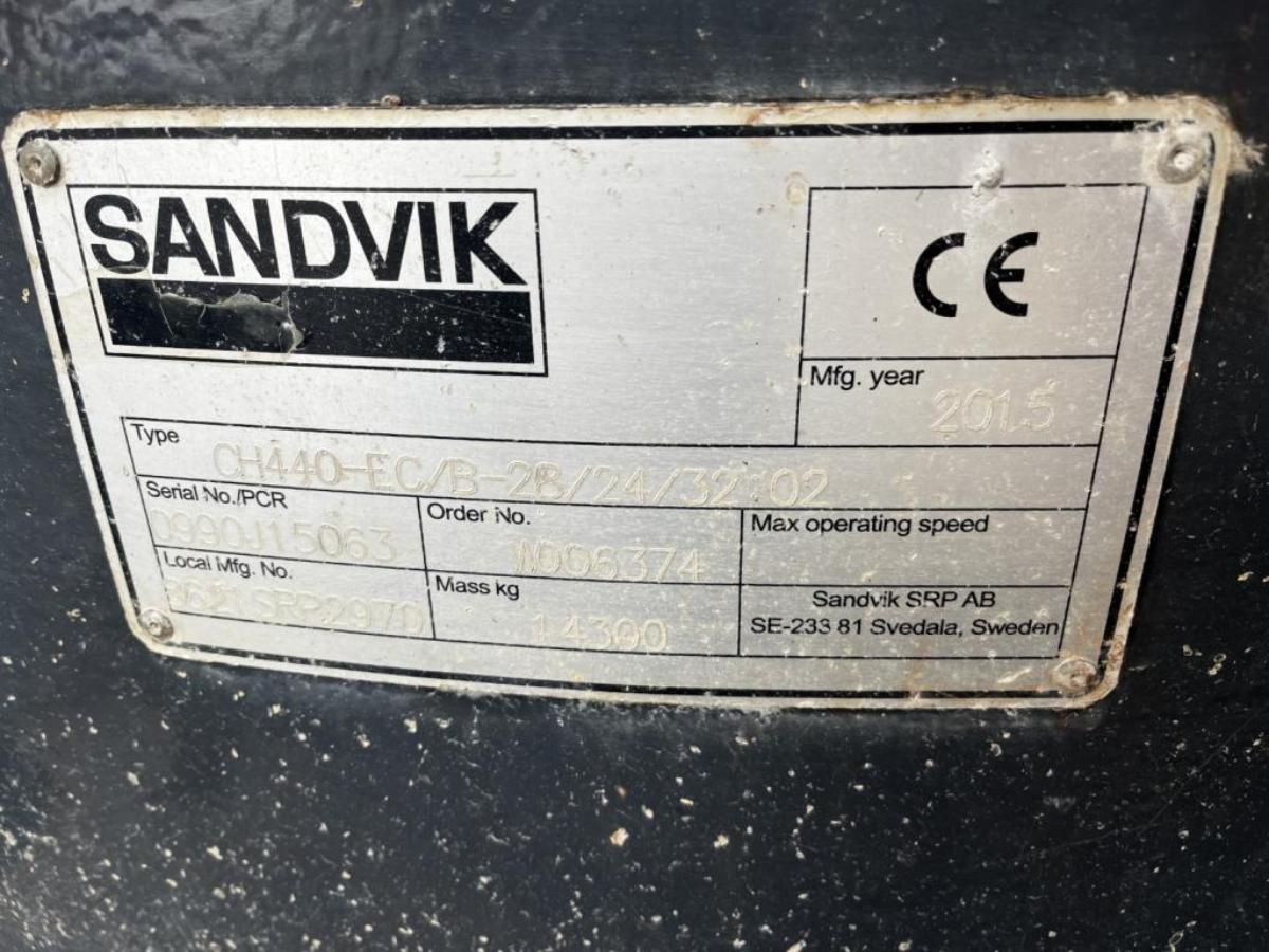 2018 Sandvik UH440i mobil konknuser - cone crusher 