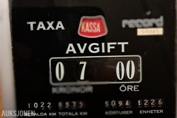 1960 Takstameter Drosjemodell