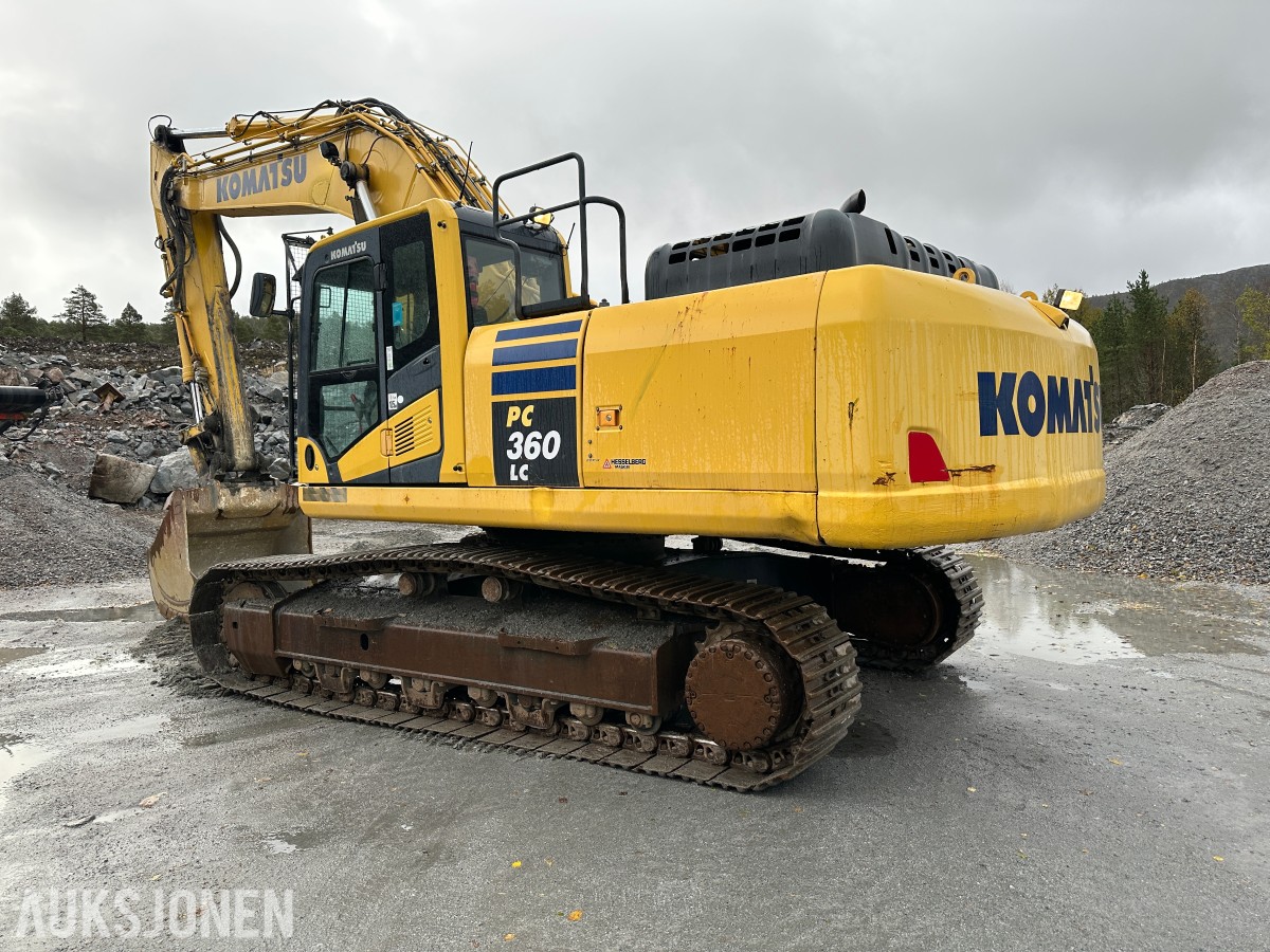 2015 Komatsu PC 360 LC-10 gravemaskin med G90 feste