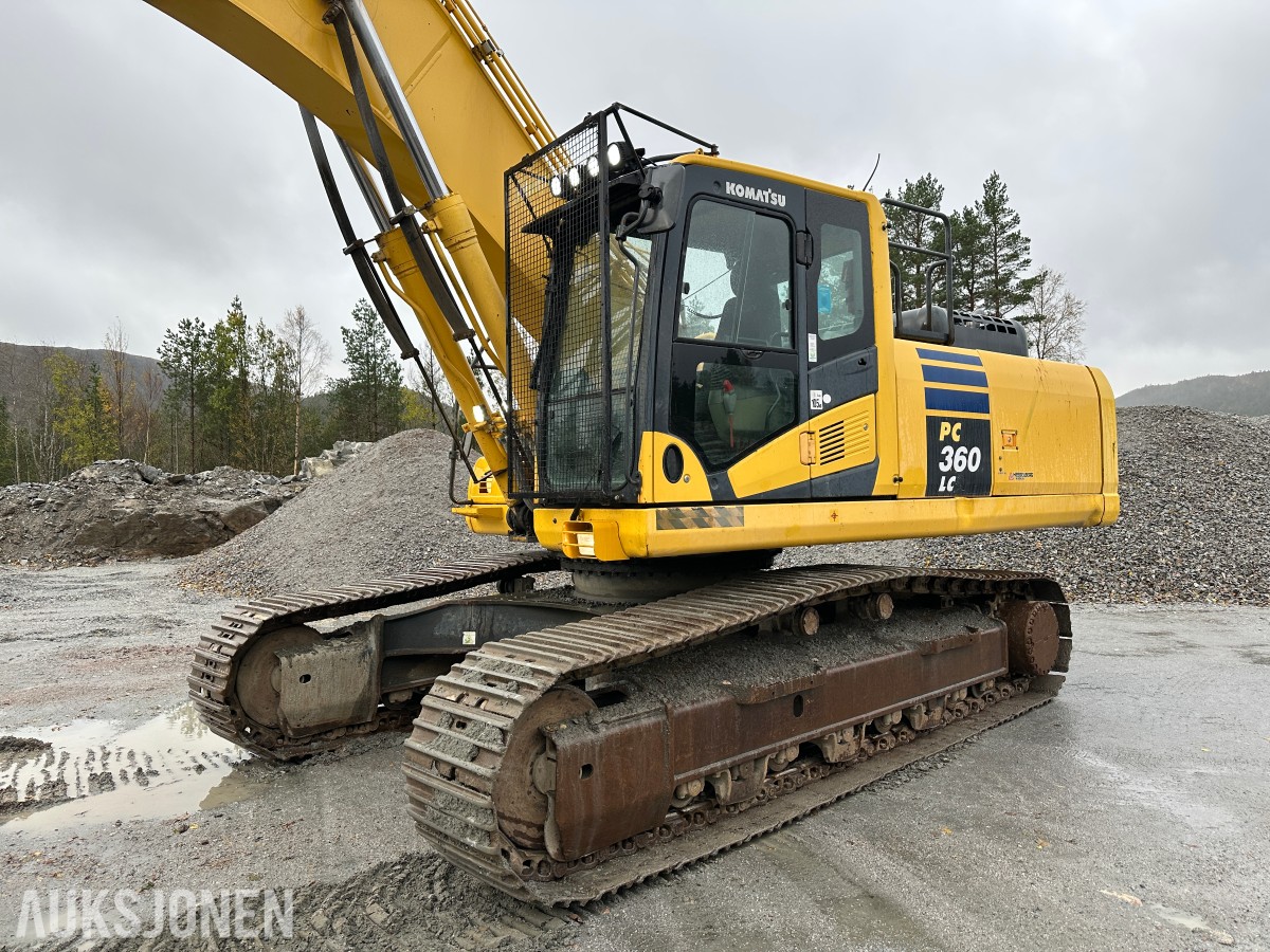 2015 Komatsu PC 360 LC-10 gravemaskin med G90 feste
