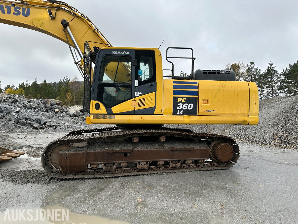 2015 Komatsu PC 360 LC-10 gravemaskin med G90 feste