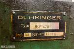 1984 Behringer HBP420A Båndsag