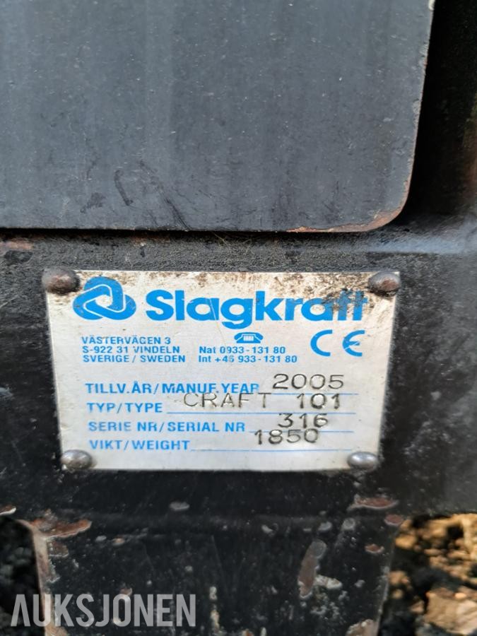 2005 Slagkraft 101 med CRF-4 kran - Deleklipper/reparasjonsobjekt