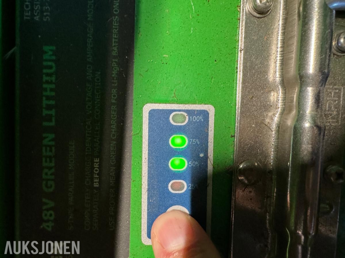 2019 Mean green cxr 133 sitteklipper elektrisk
