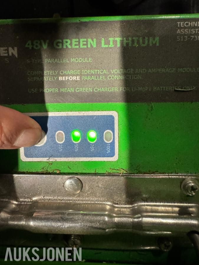 2019 Mean green cxr 133 sitteklipper elektrisk