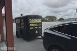 Kärcher Hds 1000 Henger med vanntank og Karcher dieseldrevet høytrykksvasker