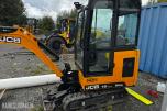 2024 JCB 19 C-1 MINIGRAVER, 3 SKUFFER, PIGGHAMMER, MASKINHENGER, KUN 658 TIMER, UTVIDET GARANTI