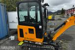 2024 JCB 19 C-1 MINIGRAVER, 3 SKUFFER, PIGGHAMMER, MASKINHENGER, KUN 658 TIMER, UTVIDET GARANTI