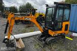2024 JCB 19 C-1 MINIGRAVER, 3 SKUFFER, PIGGHAMMER, MASKINHENGER, KUN 658 TIMER, UTVIDET GARANTI
