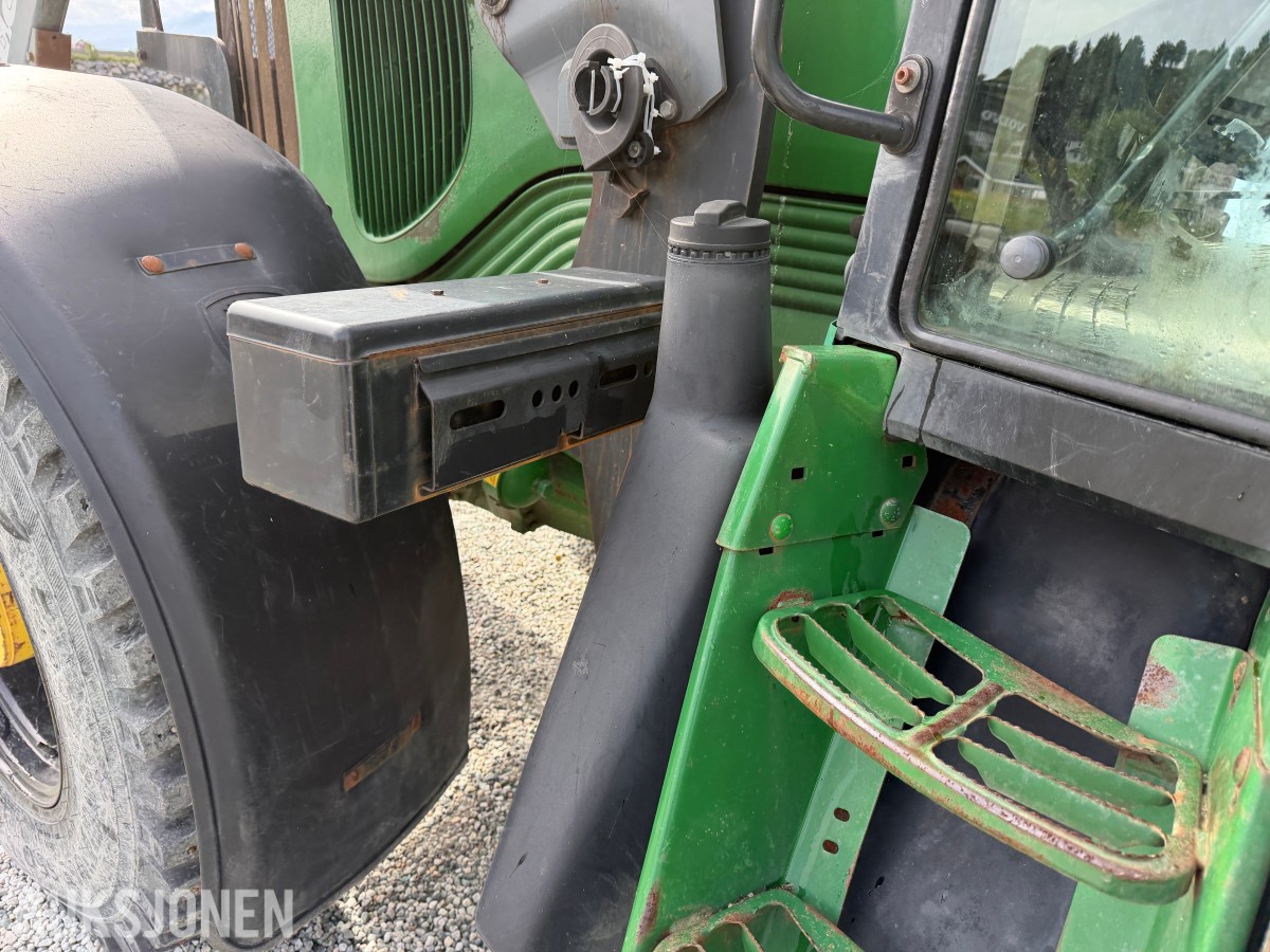 2006 John Deere 6620 - 50 km - Frontlaster - Industridekk med pigg - Nye landbruksdekk - EU Godkjent