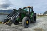 2006 John Deere 6620 - 50 km - Frontlaster - Industridekk med pigg - Nye landbruksdekk - EU Godkjent