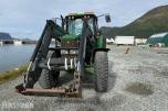 2006 John Deere 6620 - 50 km - Frontlaster - Industridekk med pigg - Nye landbruksdekk - EU Godkjent