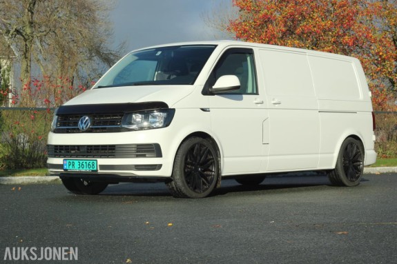 2016 Volkswagen Transporter, 2.0 102hk lang utgv 2x skyvedører hengerfeste ny reg.reim s+v dekk, 118500km