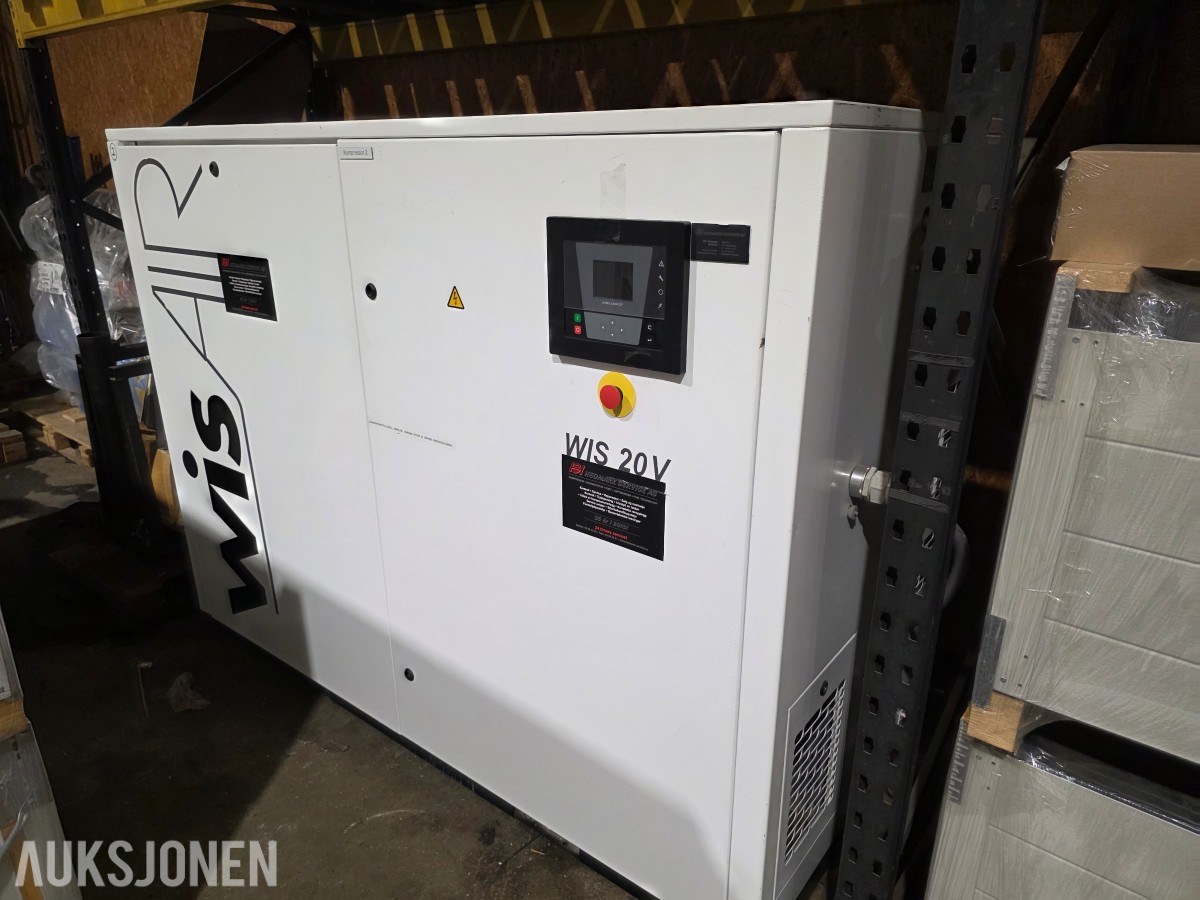 2016 Kompressor WIS 20V vannsmurt/frekvent styrt oljefri trykk luft