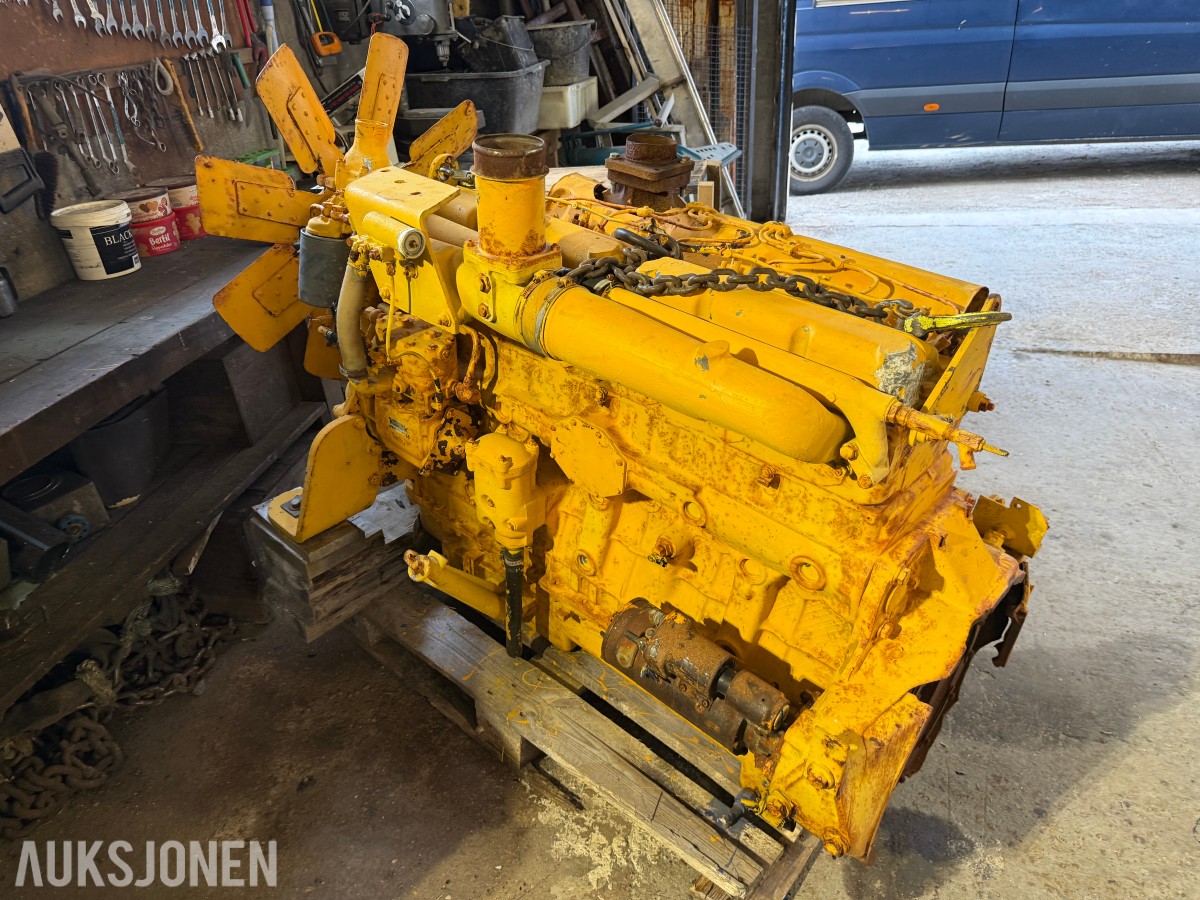 Fiat Allis FL20 Bulldozer motor - 500 Timer.