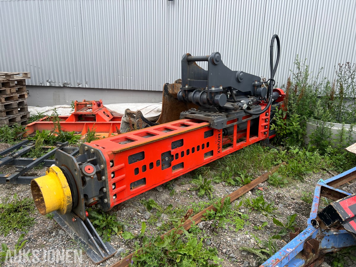 2022 Movax DH-25 pålehammer - S70 feste m/Oilquick-kobling.