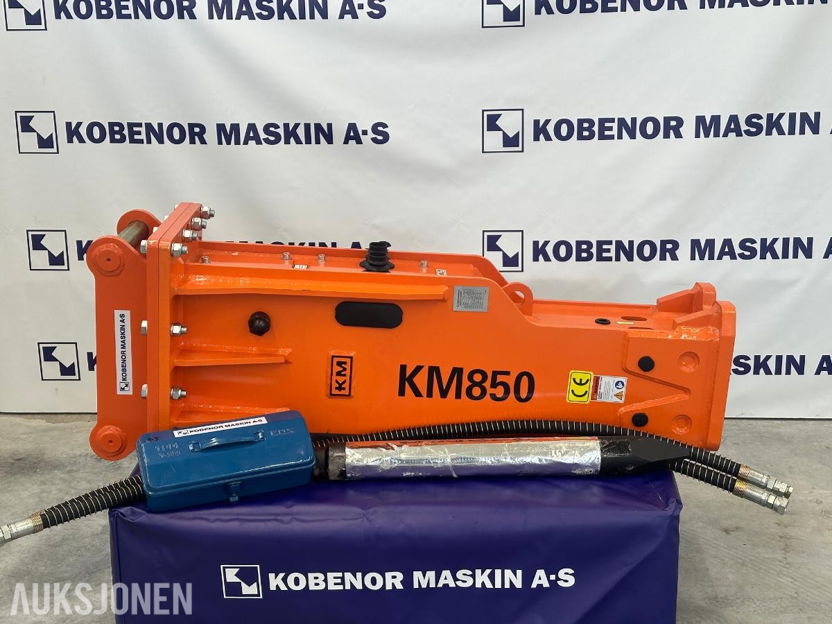 Ny KM 850 Pigghammer s50 til 8 tonns maskin
