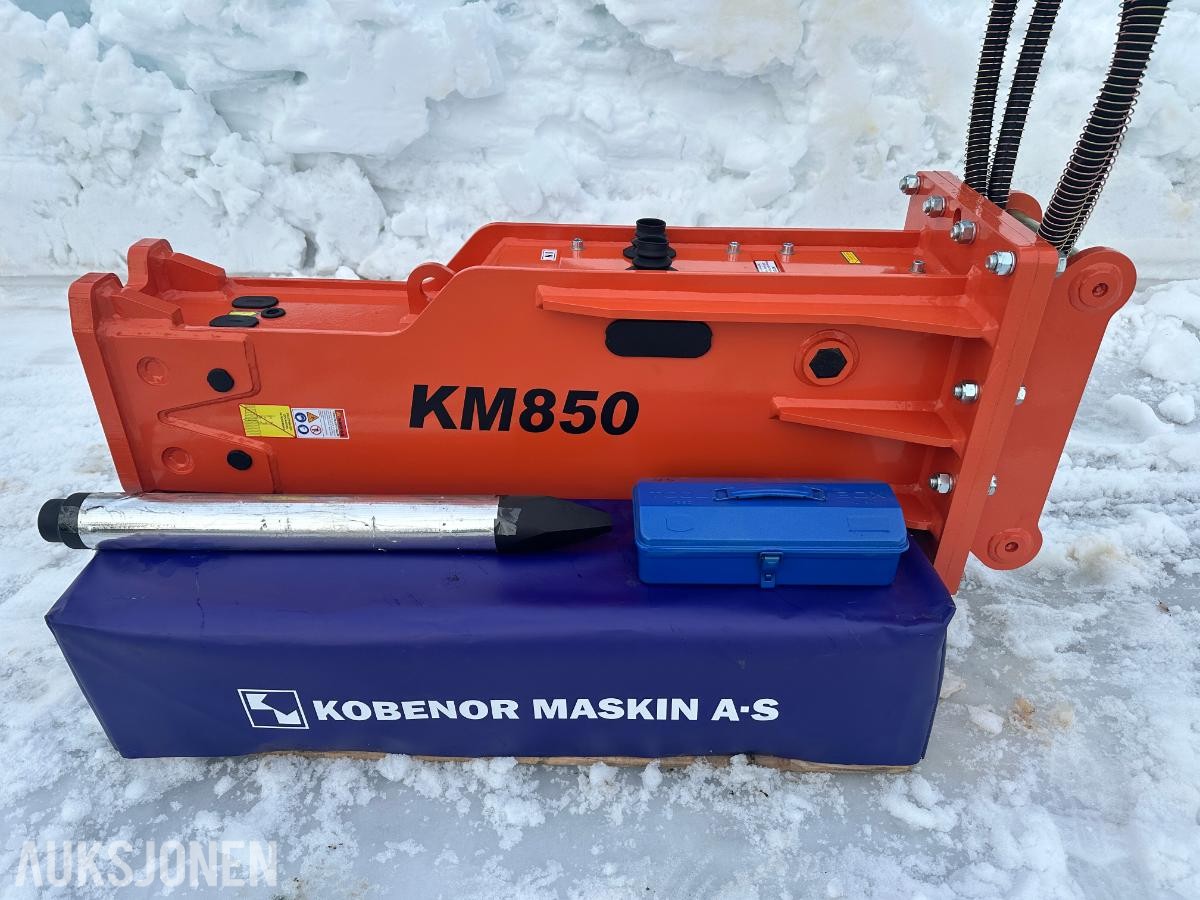 Ny KM 850 Pigghammer s50 til 8 tonns maskin
