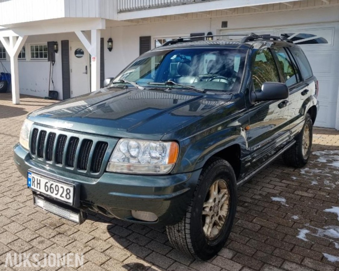 2000 Jeep GRAND CHEROKEE 4.7 220hk 4WD AUTOMAT HENGERFESTE DELEBIL