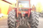 1982 Massey Ferguson MF 590-4 Turbo med Trima laster og skuffe