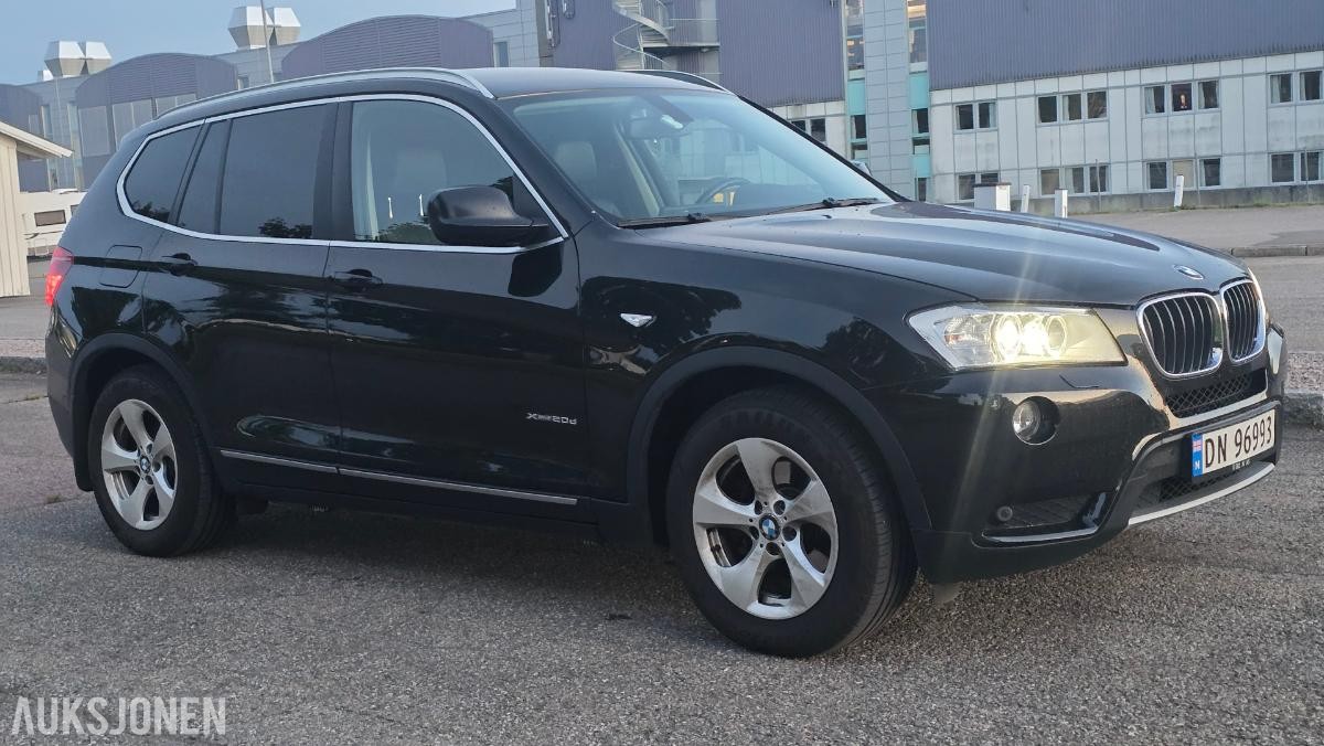 2012 BMW X3, xDrive20d Automat 4x4 ryggekamera hengerfeste s+v dekk, 203000km