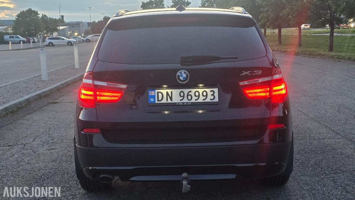 2012 BMW X3, xDrive20d Automat 4x4 ryggekamera hengerfeste s+v dekk, 203000km