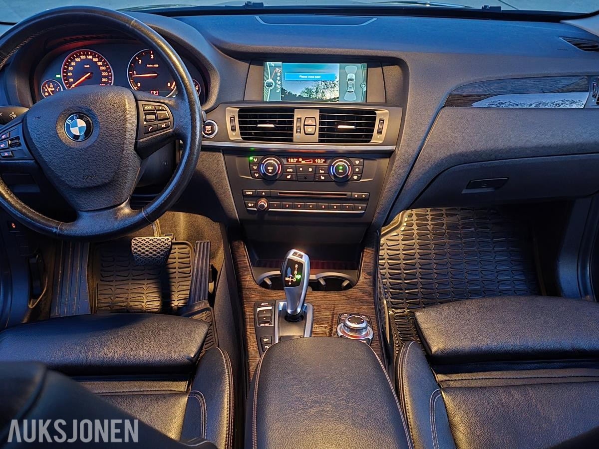2012 BMW X3, xDrive20d Automat 4x4 ryggekamera hengerfeste s+v dekk, 203000km