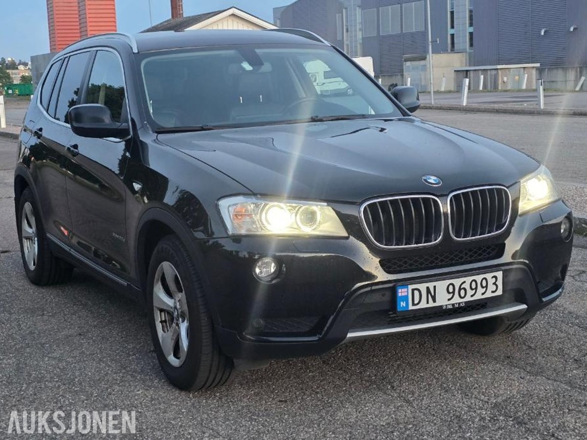 2012 BMW X3, xDrive20d Automat 4x4 ryggekamera hengerfeste s+v dekk, 203000km