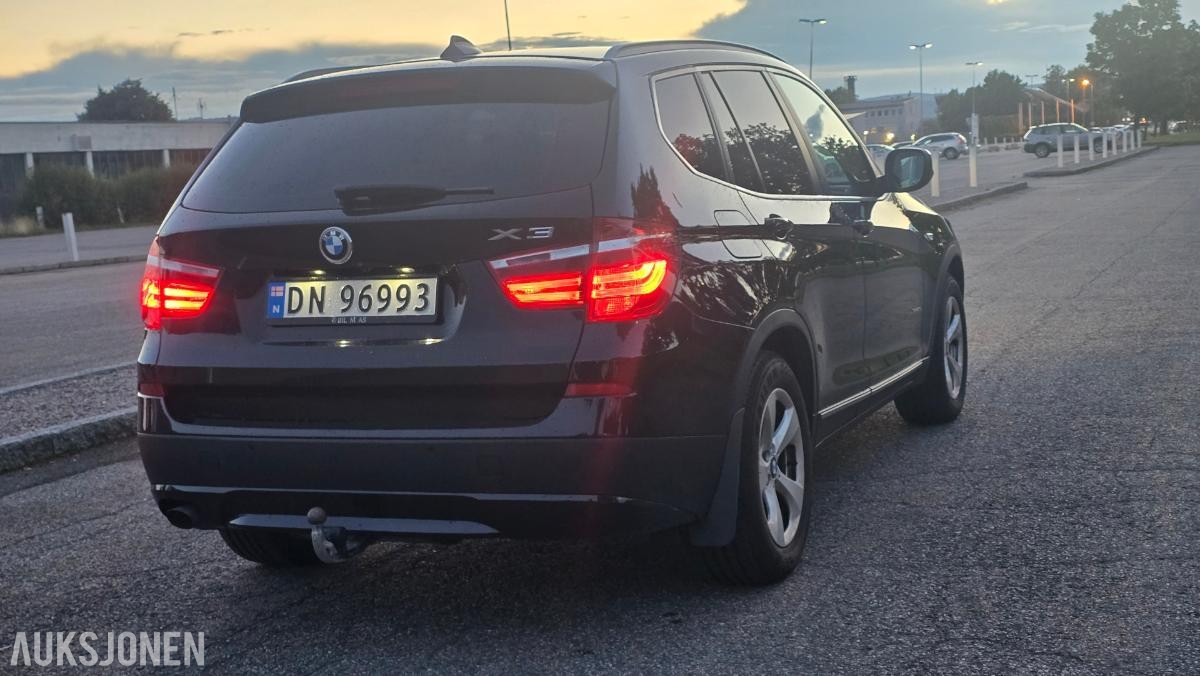 2012 BMW X3, xDrive20d Automat 4x4 ryggekamera hengerfeste s+v dekk, 203000km