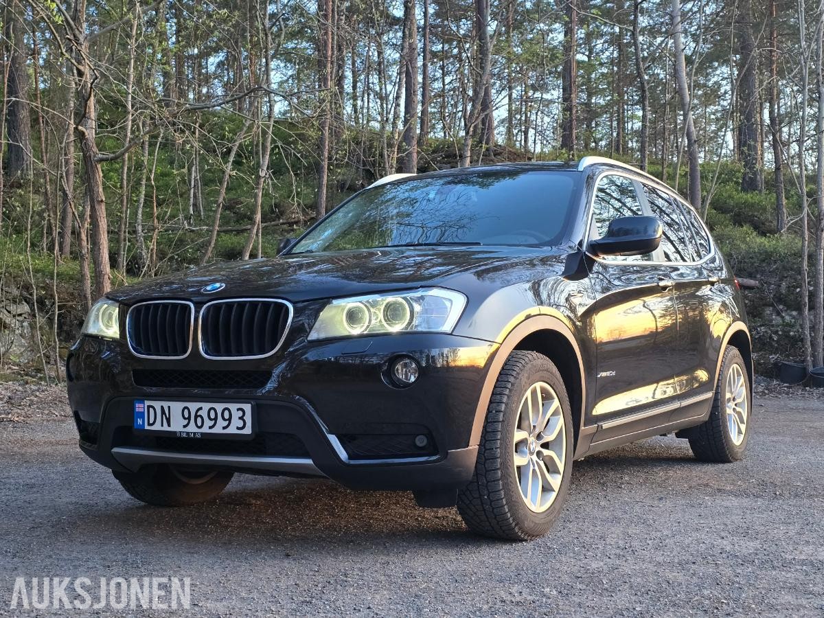 2012 BMW X3, xDrive20d Automat 4x4 ryggekamera hengerfeste s+v dekk, 190000km