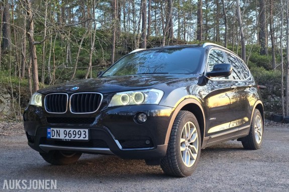2012 BMW X3, xDrive20d Automat 4x4 ryggekamera hengerfeste s+v dekk, 190000km