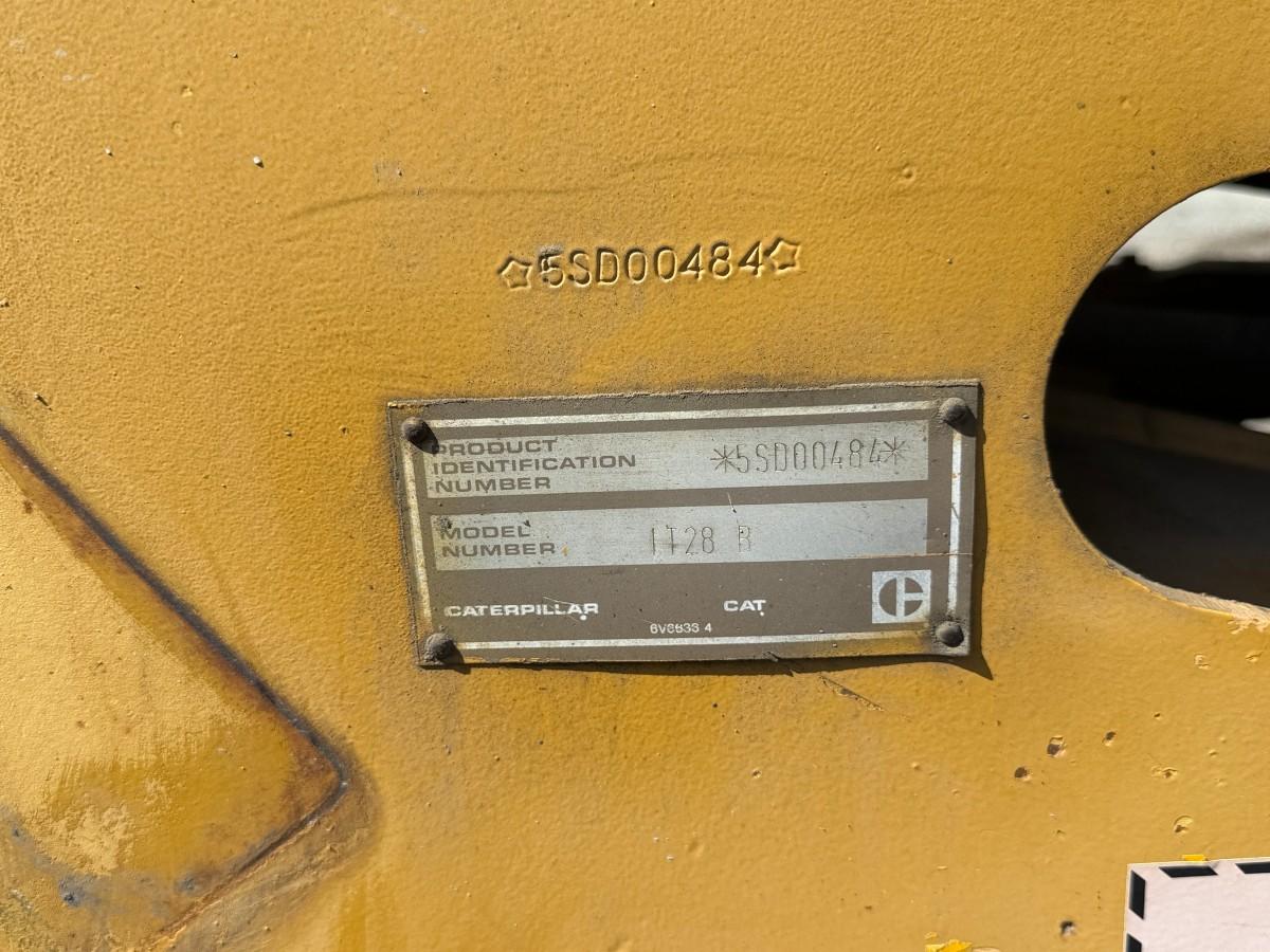 1987 Cat IT28B hjullaster med skuffe