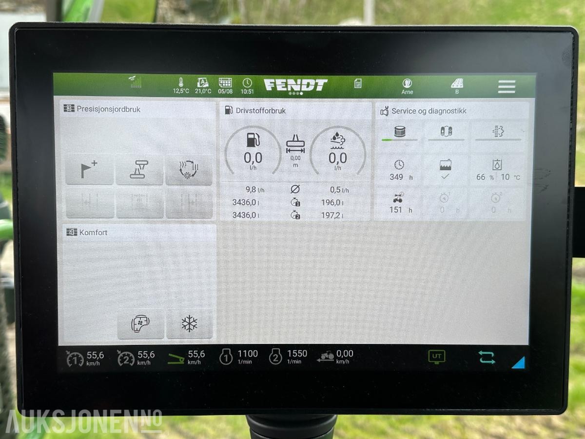2024 Fendt 728 Vario Gen 7 Traktor, 920 timer