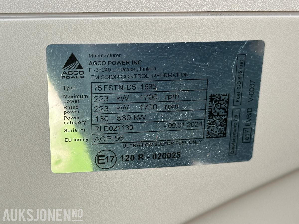 2024 Fendt 728 Vario Gen 7 Traktor, 920 timer