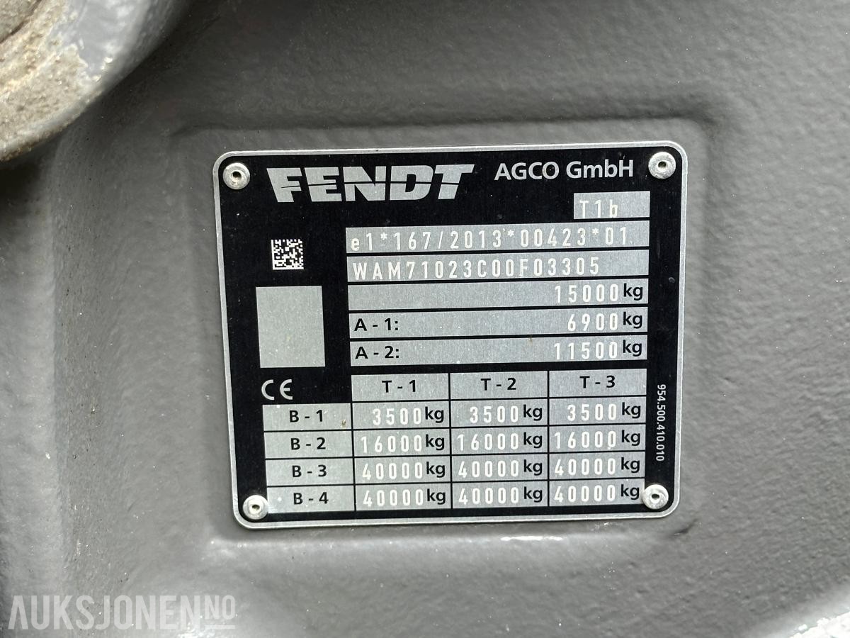 2024 Fendt 728 Vario Gen 7 Traktor, 920 timer