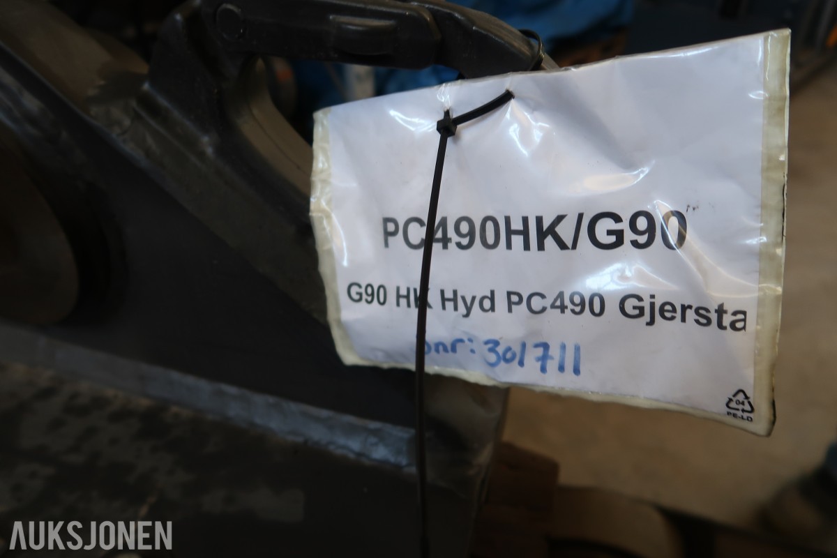 2016 Gjerstad hydraulisk HK-Feste til 50 tonns maskin G90/S90