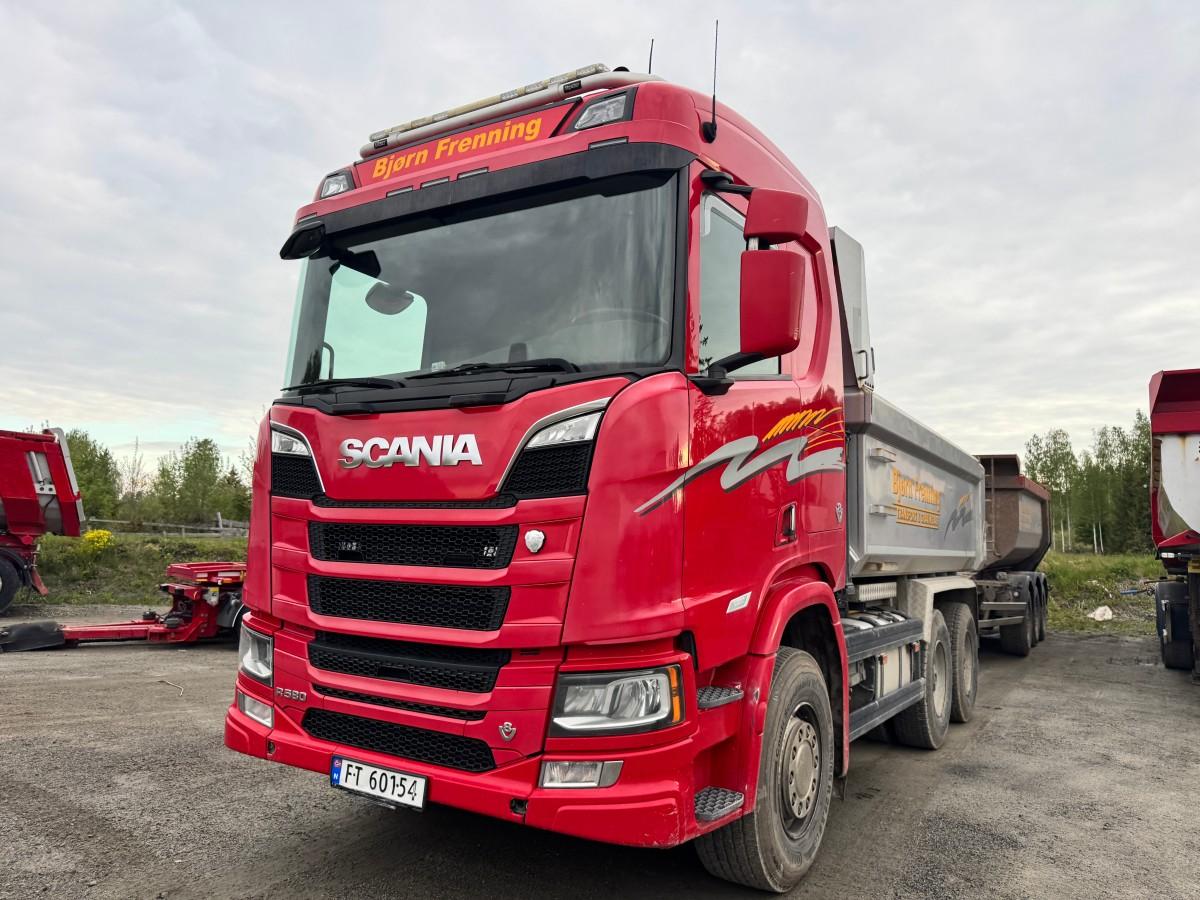 2018 Scania R580 GODT UTSTYRT 6x4 TIPPBIL 