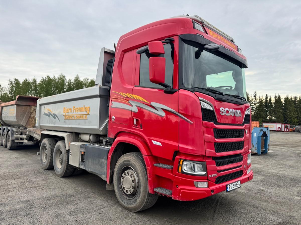 2018 Scania R580 GODT UTSTYRT 6x4 TIPPBIL 