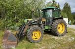 1992 John Deere 3050 S Traktor med skogsvinsj