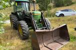 1992 John Deere 3050 S Traktor med skogsvinsj