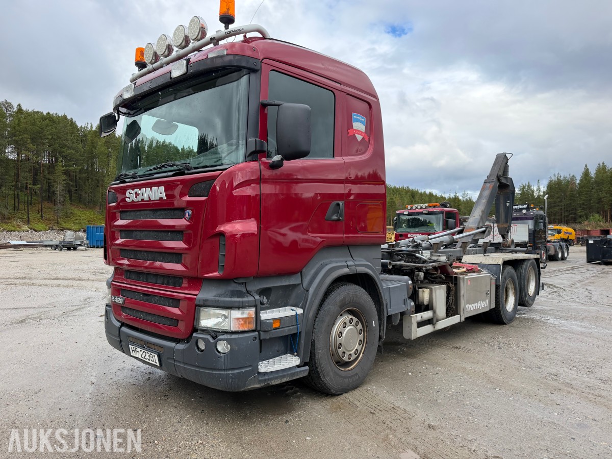 2004 Scania R-serie krokbil med multilift hlz26m krok