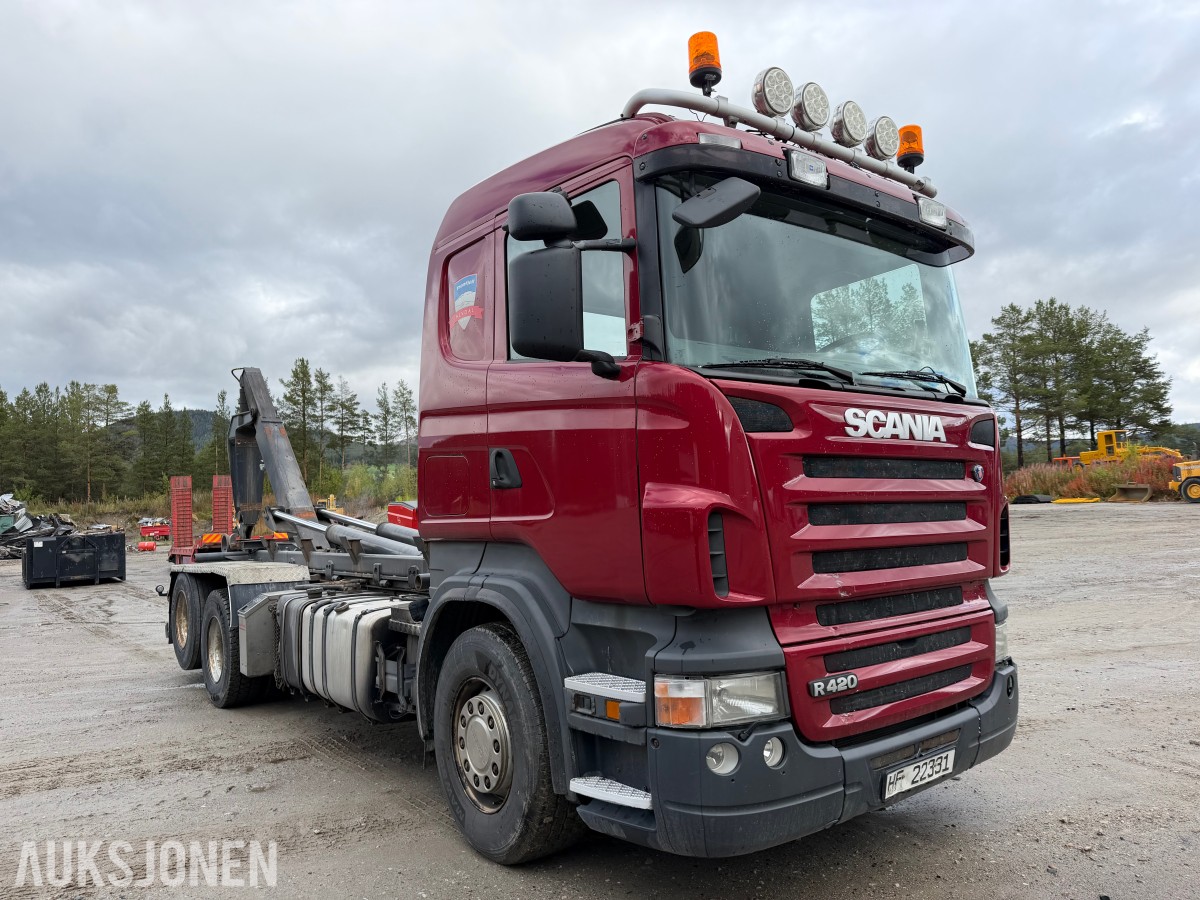 2004 Scania R-serie krokbil med multilift hlz26m krok