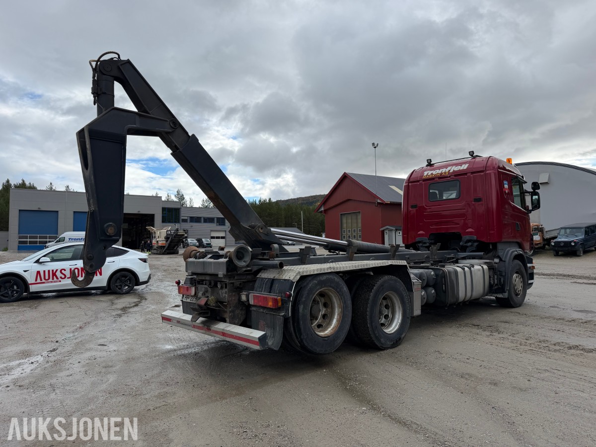 2004 Scania R-serie krokbil med multilift hlz26m krok