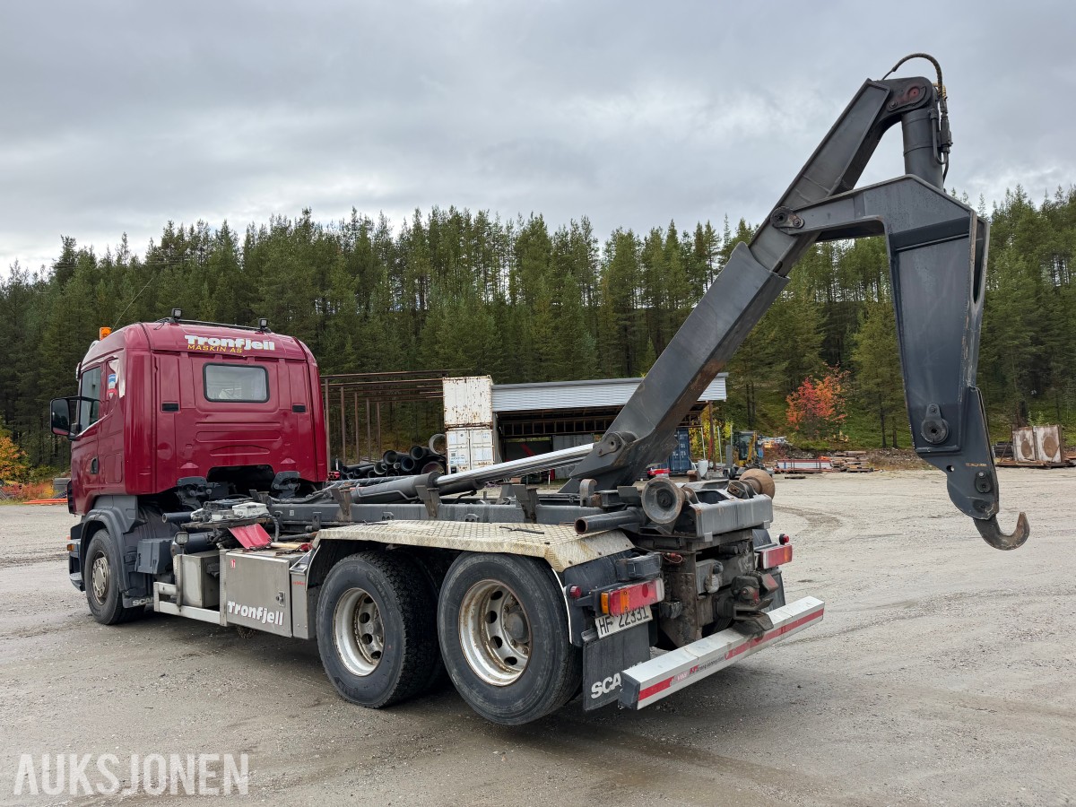 2004 Scania R-serie krokbil med multilift hlz26m krok